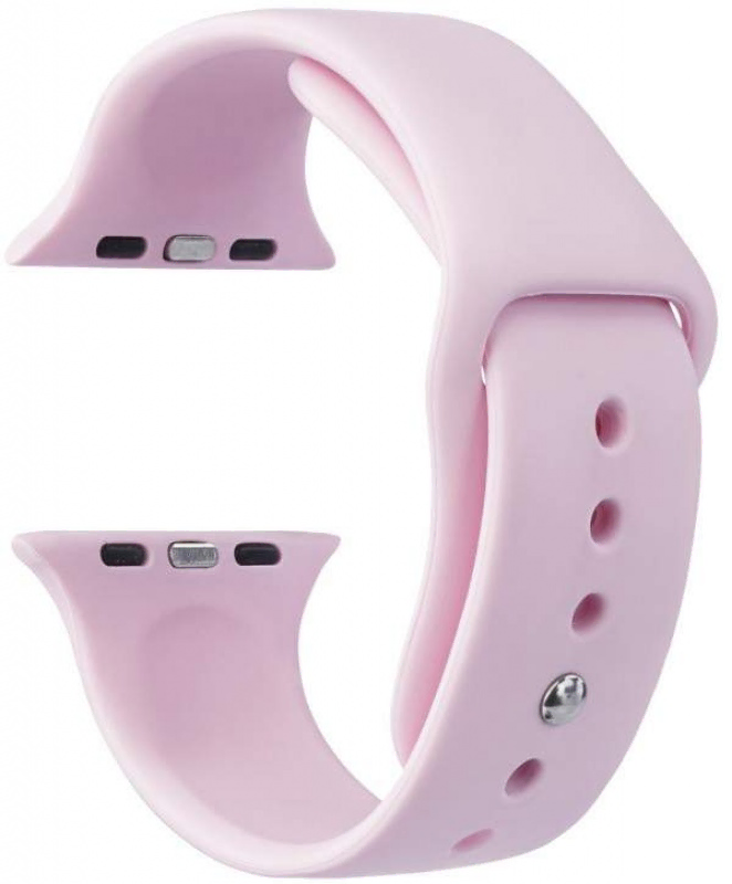 Ремешок силиконовый «vlp» Silicone Band для Apple Watch 42/44 мм, розовый