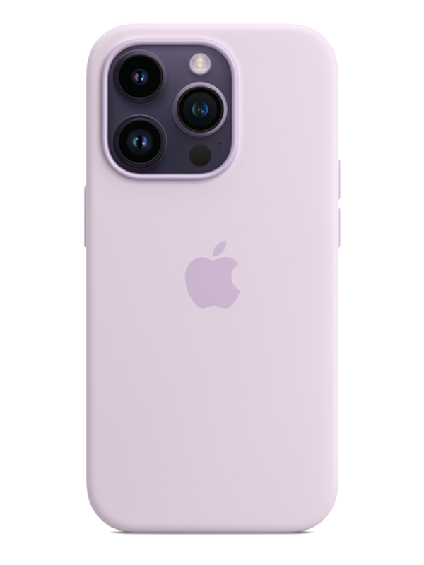 Накладка Apple iPhone 14 Pro Max Silicon Case MagSafe No Animation (Сиреневый)