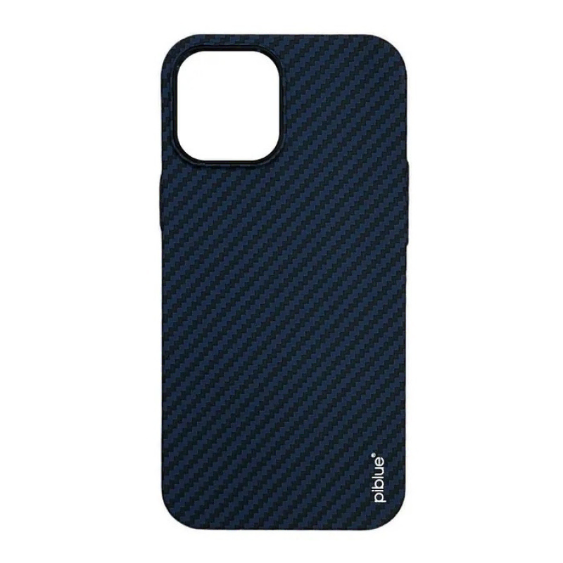 Накладка iPhone 14 Pro Max piblue kevlar magnetic (Синий)