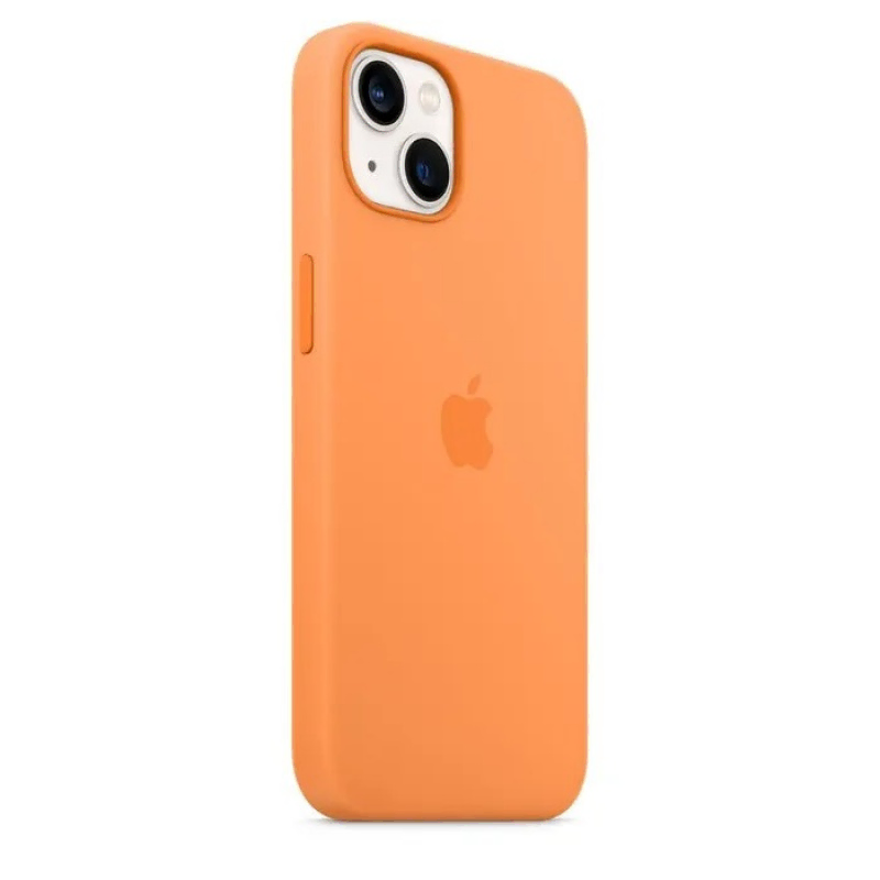 Накладка Apple iPhone 13 Silicon Case MagSafe (Бархатцы)