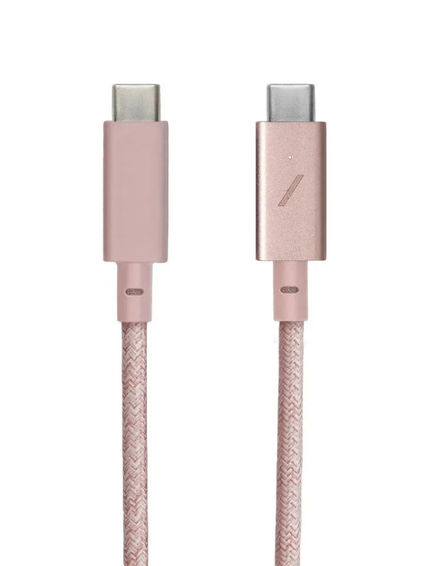 Кабель NATIVE UNION Belt Cable USB-C to USB-C Cable 2.4m (Розовый)