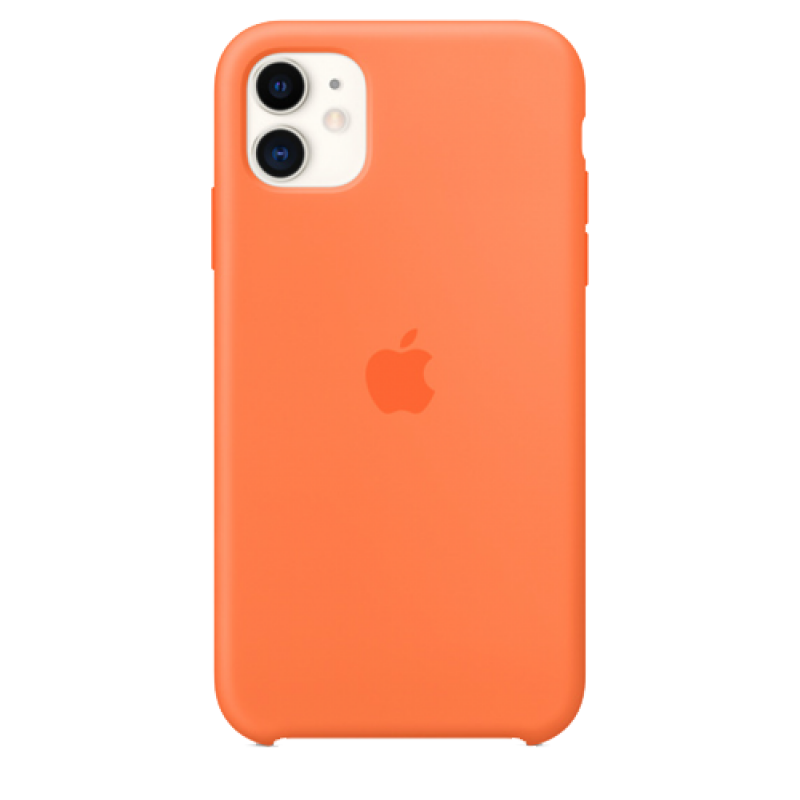 Накладка Apple iPhone 11 Silicon Case (Оранжевый витамин)