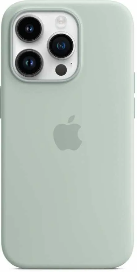 Накладка Apple iPhone 14 Silicon Case MagSafe (Мятный)