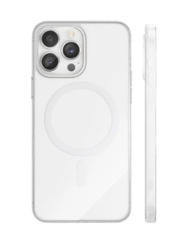 Чехол защитный "vlp" Crystal case with MagSafe для iPhone 14 Pro Max, прозрачный