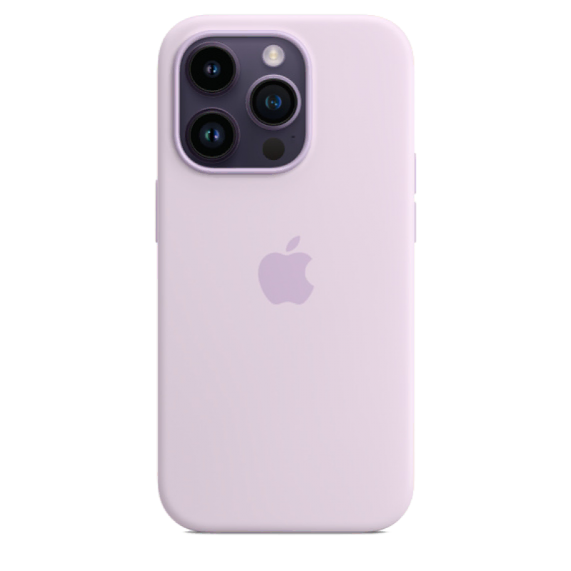 Накладка Apple iPhone 14 Pro Max Silicon Case MagSafe Animation (Сиреневый)