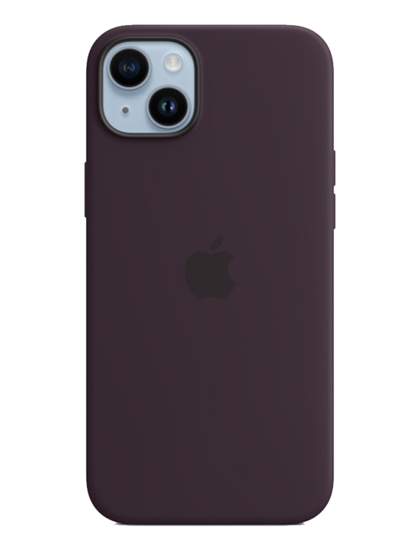 Накладка Apple iPhone 14 Silicon Case MagSafe No Animation (Сливовый)