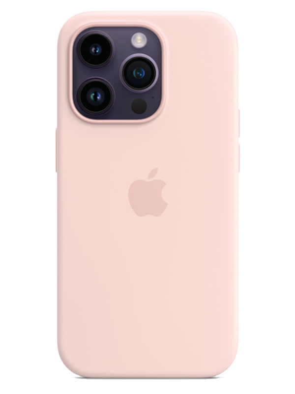 Накладка Apple iPhone 14 Pro Max Silicon Case MagSafe No Animation (Розовый мел)