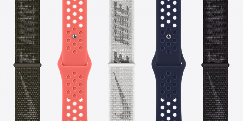 Ремешок Apple Watch Nike Silicon Loop 42mm (Черный)