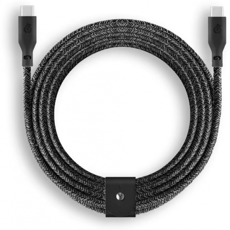 Зарядный кабель uBear Trend USB-C - USB-С 140Вт 2,4м Черный