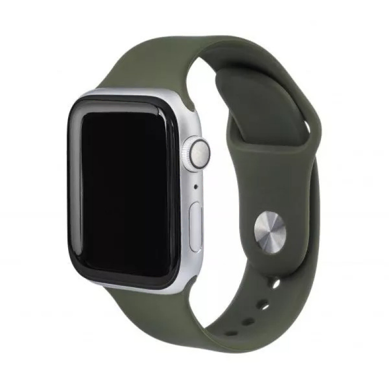 Ремешок силиконовый «vlp» Silicone Band для Apple Watch 38/40 мм, темно-зеленый