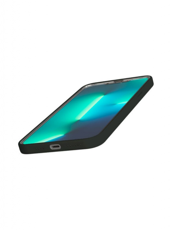 Чехол защитный "vlp" Silicone case with MagSafe для iPhone 13 Pro Max, темно-зеленый