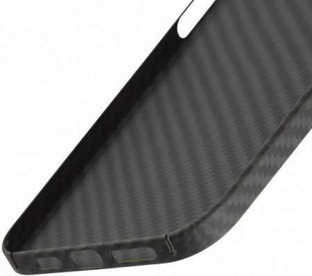 Чехол защитный "vlp" Kevlar Case с MagSafe для iPhone 15 Pro, черный
